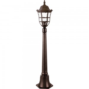 Светильник садово-парковый Feron PL696 столб 60W 230V E27, коричневый