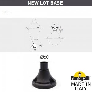 Ландшафтный фонарь FUMAGALLI NEW LOT/GLOBE 400 modern G41.115.000.AYE27
