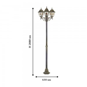 Уличный светильник Zagreb 1804-3F