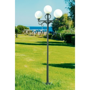 Уличный светильник Люмьер (Вариант 1) L600 B250 H970 Лампы: 1 х Е27 USLM-4-09-999