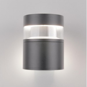 Уличный настенный светодиодный светильник Elektrostandard 1530 Techno Led серый a052247