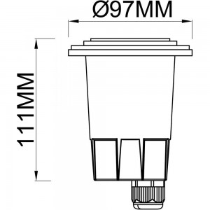 Ландшафтный светильник Deko-Light Aton round Set 730474