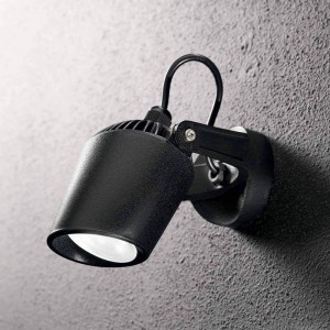 Уличный настенный светильник Ideal Lux Minitommy AP Nero 3000K 247182