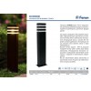 Светильник садово-парковый Feron DH0808, столб, E27 230V, черный