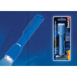 Ручной светодиодный фонарь Uniel от батареек 125х21 17 лм S-WP010-С Blue 08331