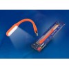 Переносной светодиодный фонарь Uniel Usb-зарядка 170х15 260 лм TLD-541 Orange UL-00000252