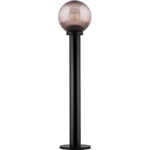 Светильник садово-парковый Feron НТУ 02-60-205 шар с опорой ПМАА E27 230V, призма-дымчатый