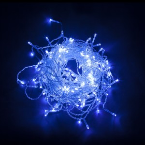 Светодиодная гирлянда Feron CL18 занавес 1,5*1,5м  + 3м 230V синий c питанием от сети